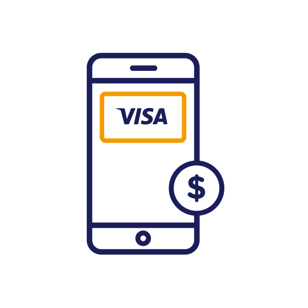Does it cost me anything to use Visa on my mobile? 