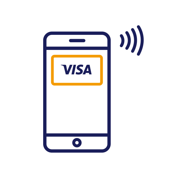 Where can I use Visa on my mobile?