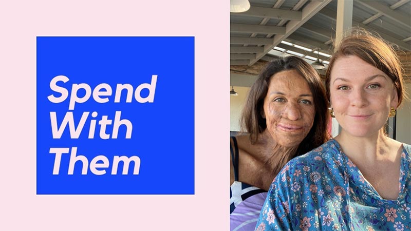Founders of Spend With Them, Turia Pitt and Grace McBride.