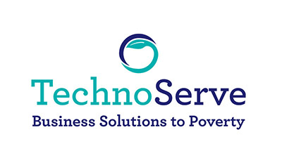 TechnoServe Business solutions to poverty logo.